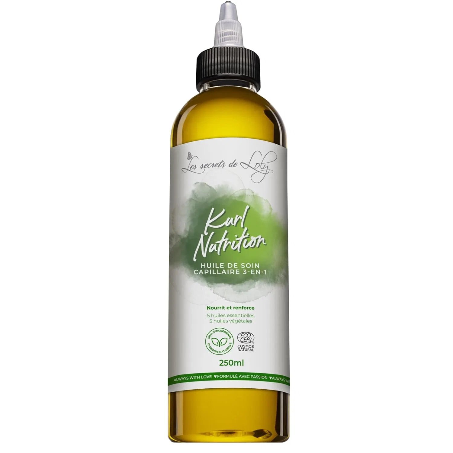 Масло для волос Les Secrets de Loly Kurl Nutrition 3-в-1, 250 мл Les Secrets De Loly