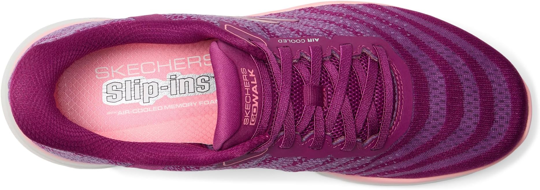 Кроссовки SKECHERS Performance Go Walk Joy Juneau Hands Free Slip-Ins, цвет Raspberry — фото 2
