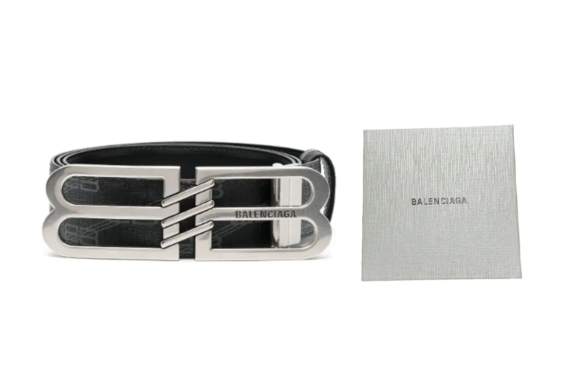 

Balenciaga Ремень реверсивный BB Monogram, Box