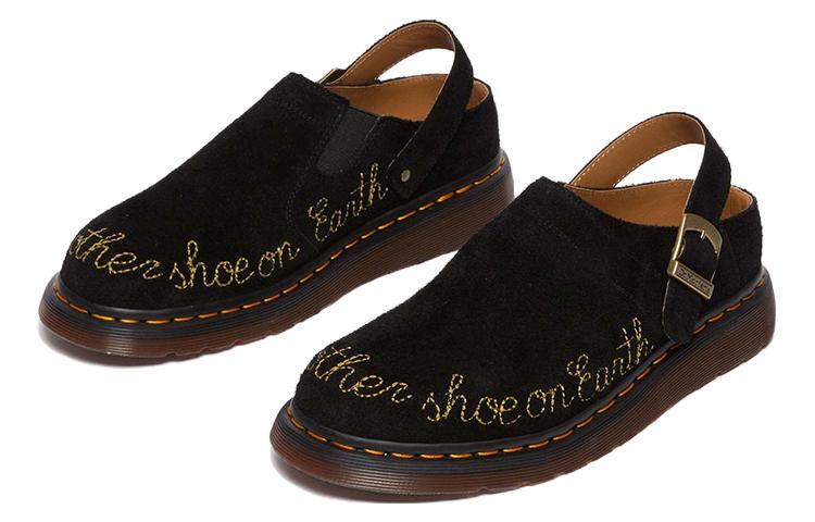 Тапочки Dr.Martens Isham Desert Oasis Suede Mules 'Black' 31092001, черный — фото 2