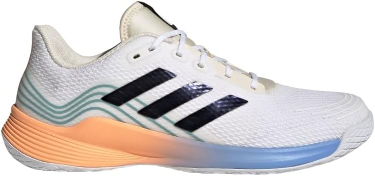 Мужские кроссовки Adidas Novaflight Sustainable, белый/черный/оранжевый — фото 2