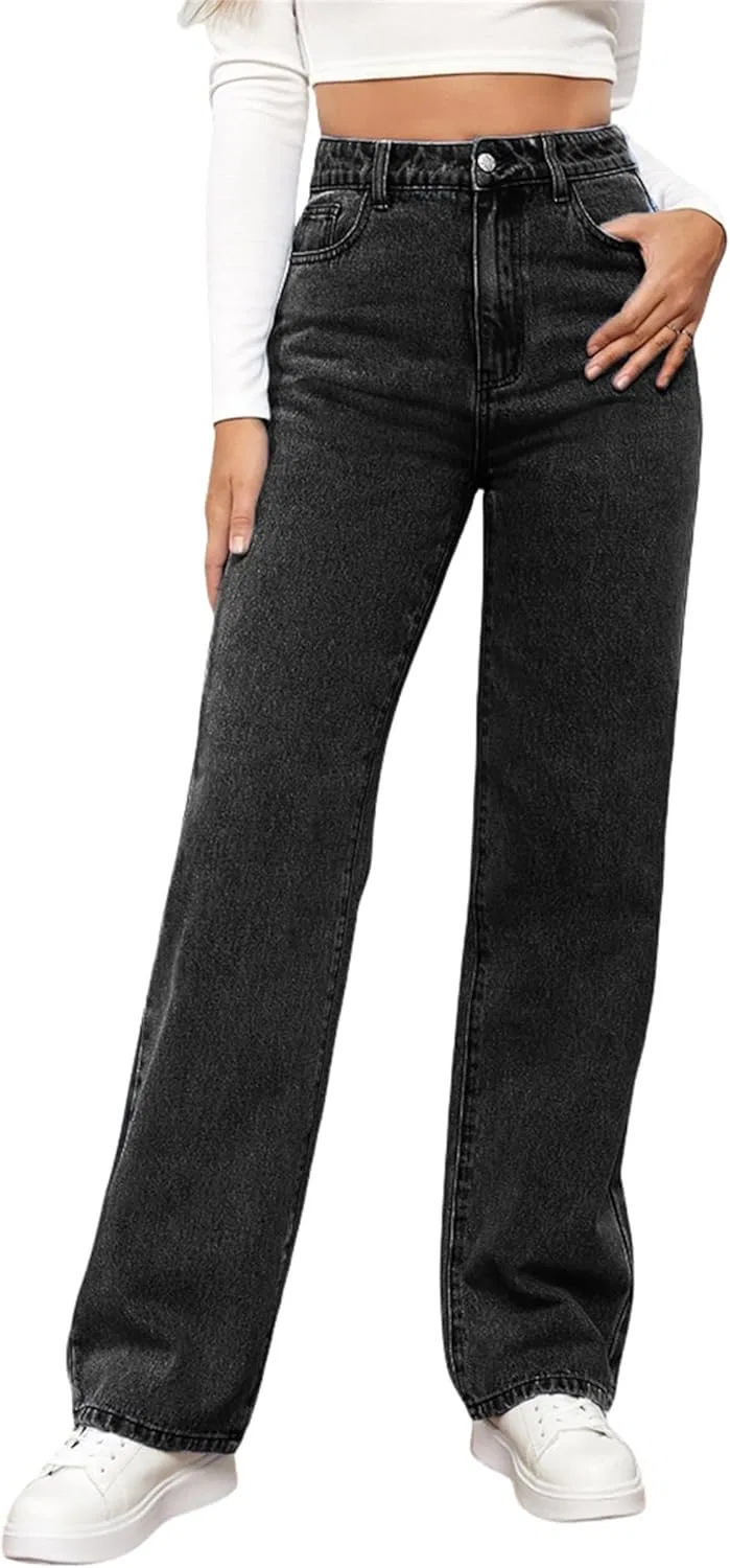 Джинсы высокие прямые Women's Minimalist, Black