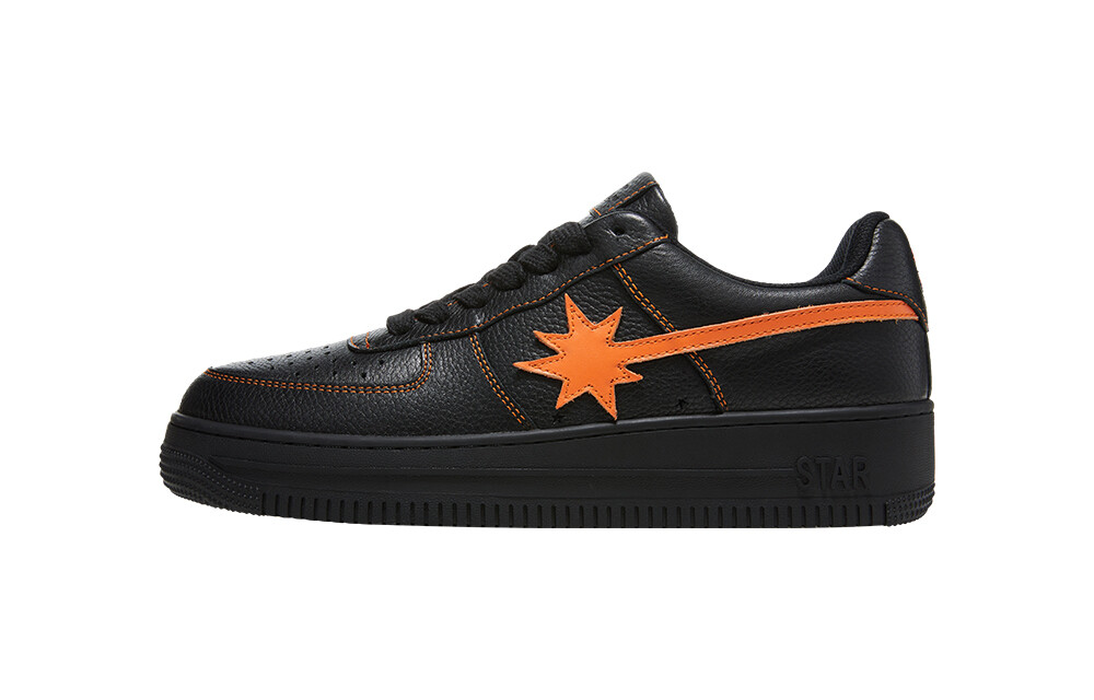 

Кроссовки starwalk soldier Skateboarding Shoes Unisex Low-top Black/Orange, черный/оранжевый