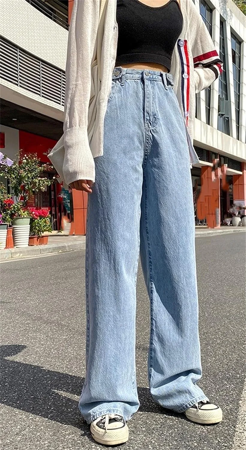 Женские джинсы high waist wide leg — фото 2