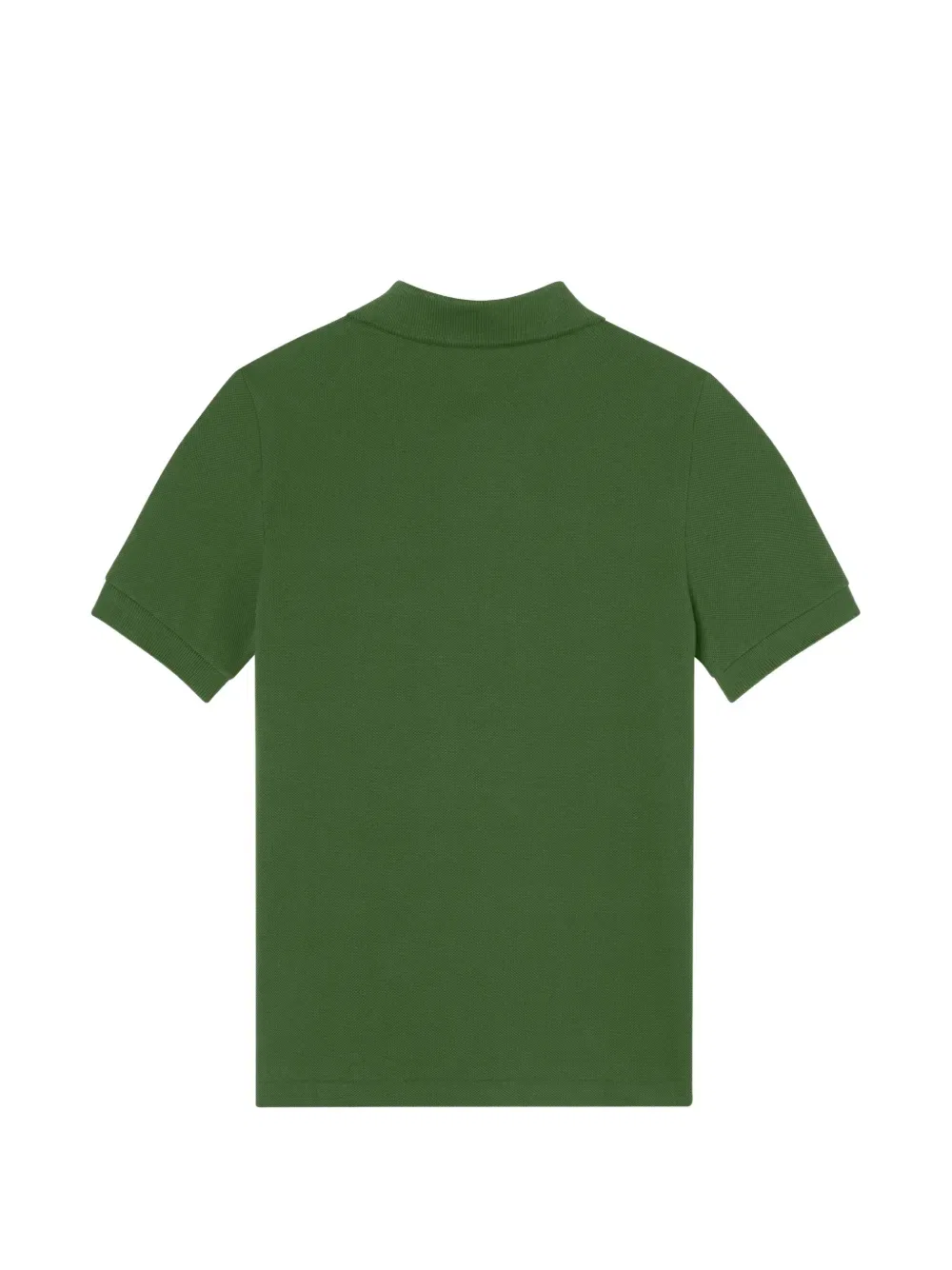 Поло с логотипом Button Lacoste Kids, зеленый — фото 2