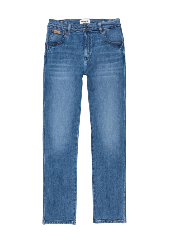 

Прямые джинсы с высокой талией Wrangler, синий