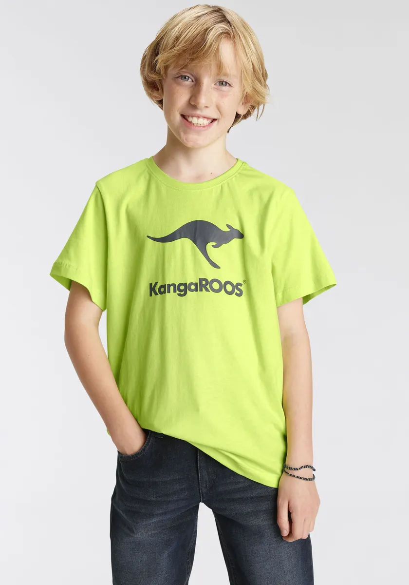

Футболка KangaROOS "Базовый логотип", зеленый