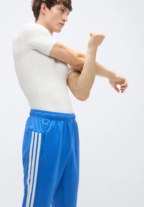 Спортивные брюки allset из трикотажа в полоску, необходимые для тренировок Adidas Performance, Ray Blue/White — фото 4