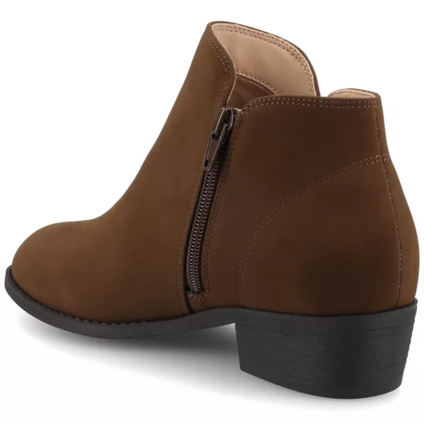Коллекция Solarah женские удобные ботильоны Journee, цвет nubuck tan — фото 3