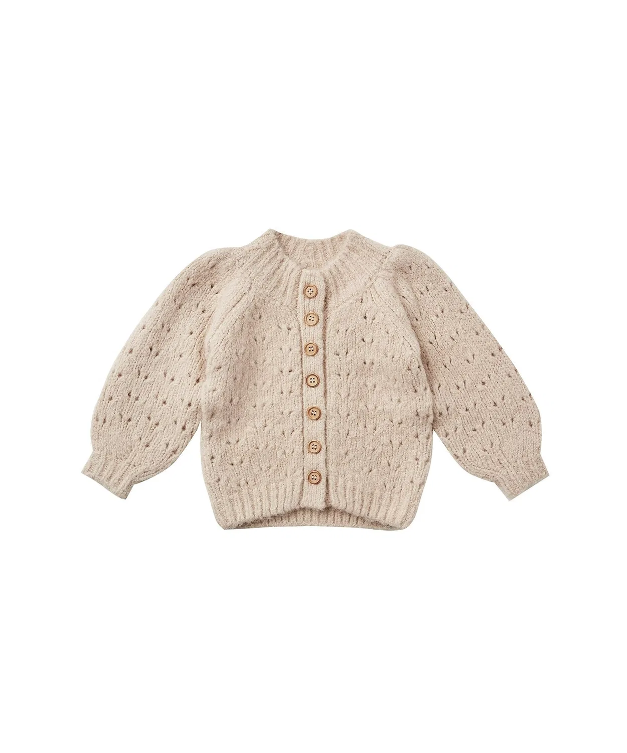 Кардиган Rylee+Cru TULIP CARDIGAN из шерсти, бежевый — фото 2