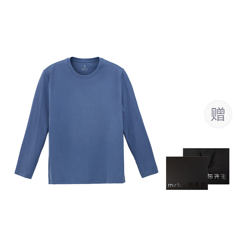 

Футболки Unisex с круглым вырезом, умеренно прямого кроя Mr.Bu, [box]crew neck t-denim синий