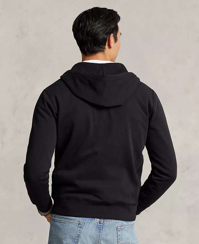 Мужская толстовка с капюшоном Signature Fleece Polo Ralph Lauren, черный — фото 2