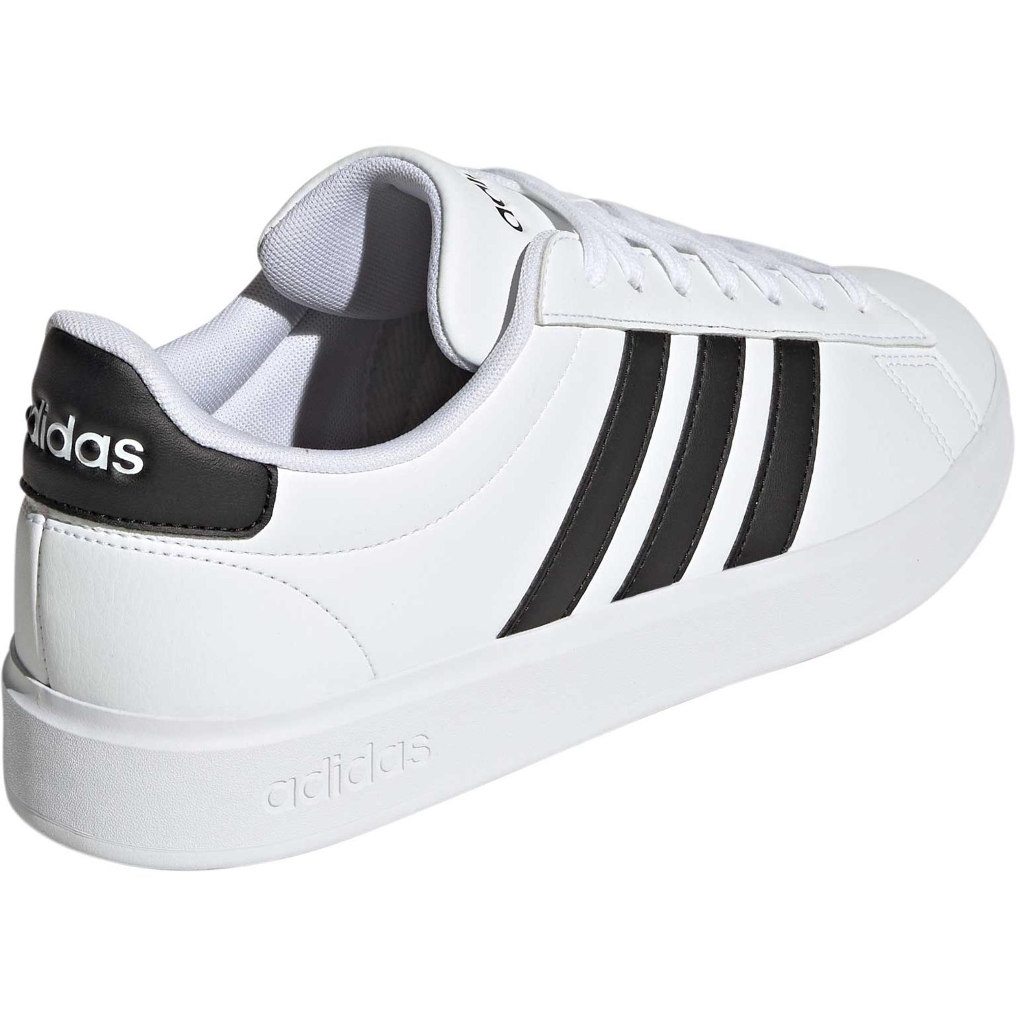 Мужские повседневные туфли Grand Court 2.0 Adidas, Cloud White/Core Black/Cloud White — фото 4