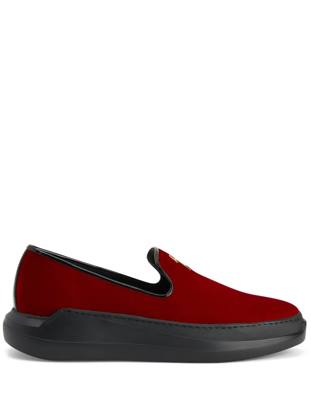 

Лоферы Conley с логотипом Giuseppe Zanotti, красный