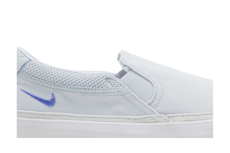 Слипоны Nike Wmns Court Legacy Slip-On 'Football Grey', серый — фото 3