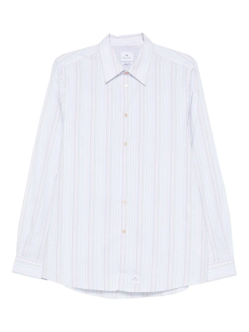 

Рубашка в разноцветную полоску PS Paul Smith, белый