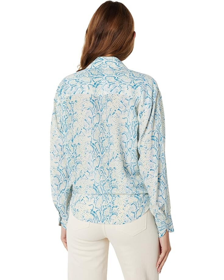 

Топ EQUIPMENT Geneva Top, цвет Mediterranean Blue Multi