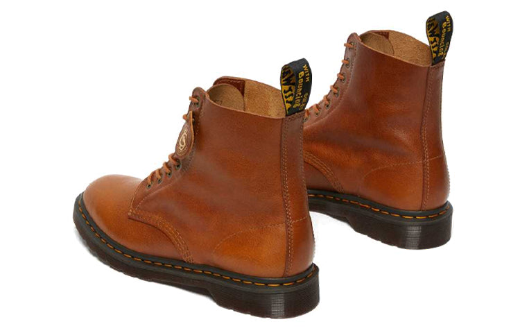 Мужские ботинки Dr. Martens 1460 Pascal до щиколотки из зернистой кожи, коричневый — фото 4