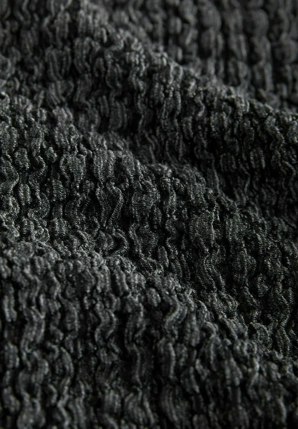 Блузка с фактурной отделкой и застежкой на пуговицы, рукава до локтя Next, Grey — фото 3