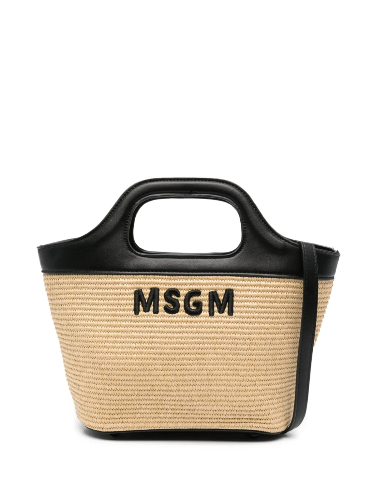 

Сумка-тоут из рафии для детей MSGM MSGM Kids, нейтральный