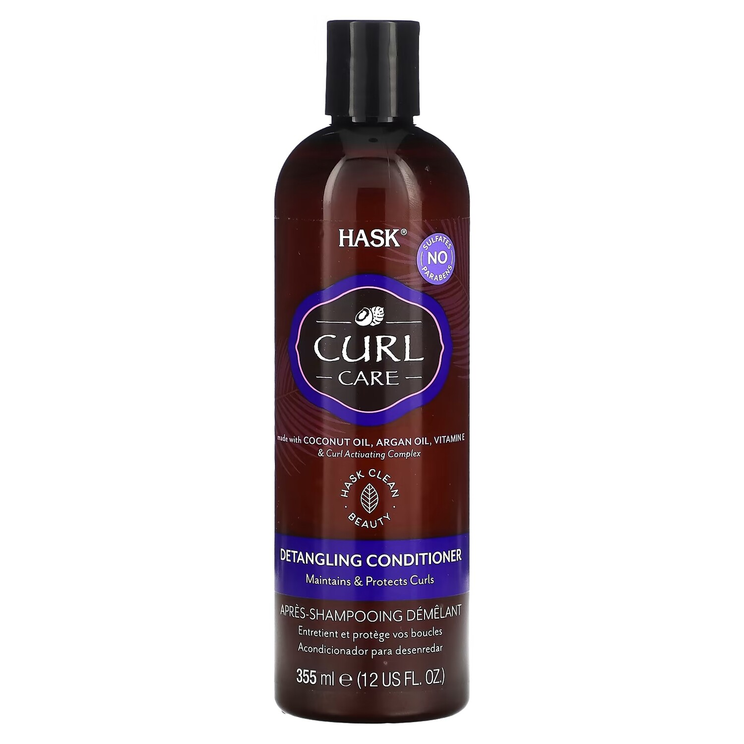 

Распутывающий кондиционер Hask Beauty Curl Care для всех типов локонов, 12 жидких унций (355 мл)