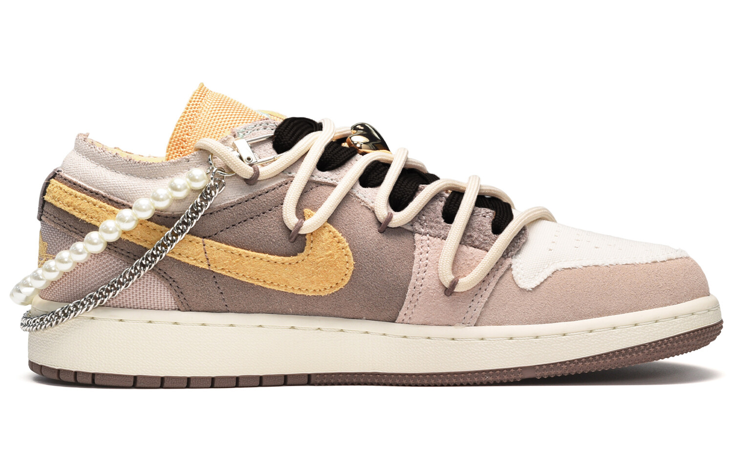 

Jordan Air Jordan 1 винтажные баскетбольные кроссовки мужские, Beige/Brown