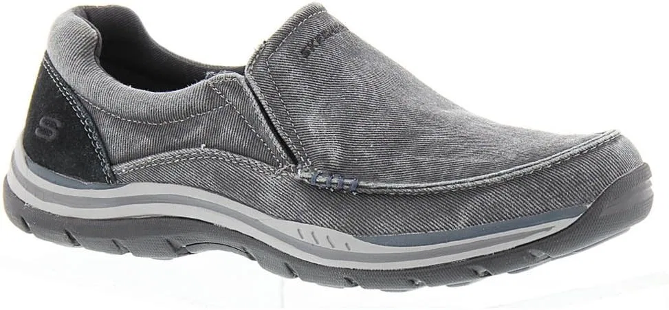 Мужские мокасины Skechers Expected-Avillo, 2-Black — фото 2