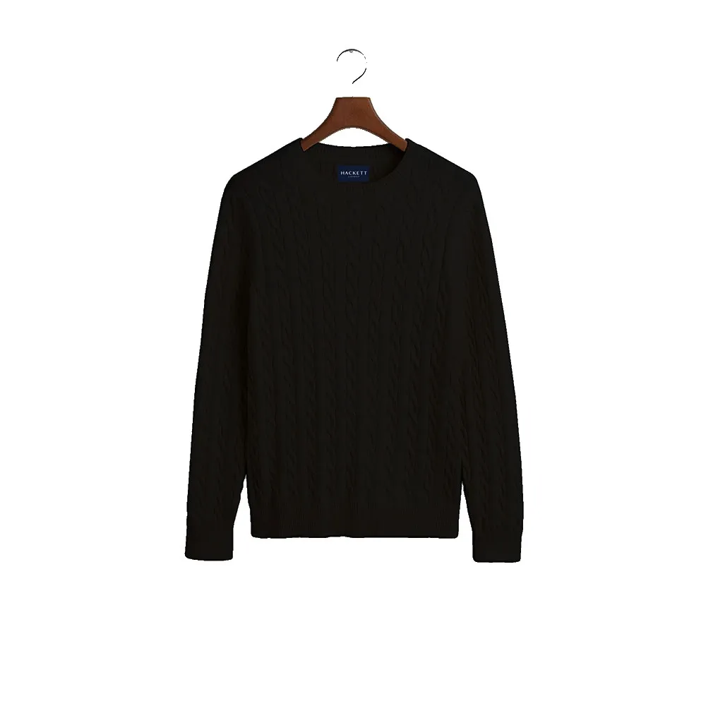 

Свитер Hackett Cotton Cable, черный