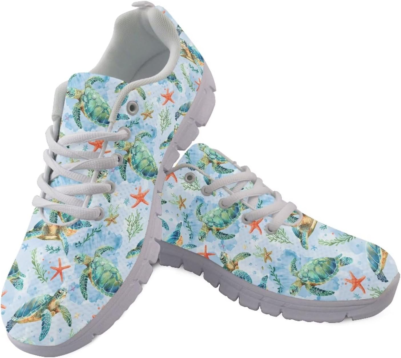 

Легкие кроссовки для ходьбы Chaqlin для женщин и мужчин, Sea Turtles Starfish