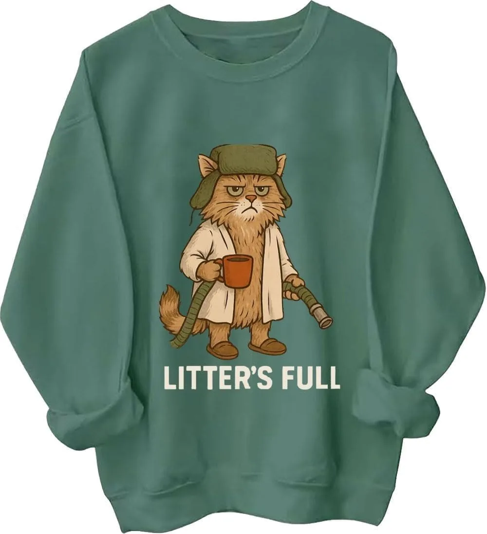 

Толстовка Litters Full с принтом кошек, унисекс MIOJKSE