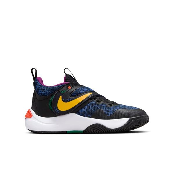 Кроссовки team hustle d 11 'black mystic navy gold' Nike, черный — фото 2