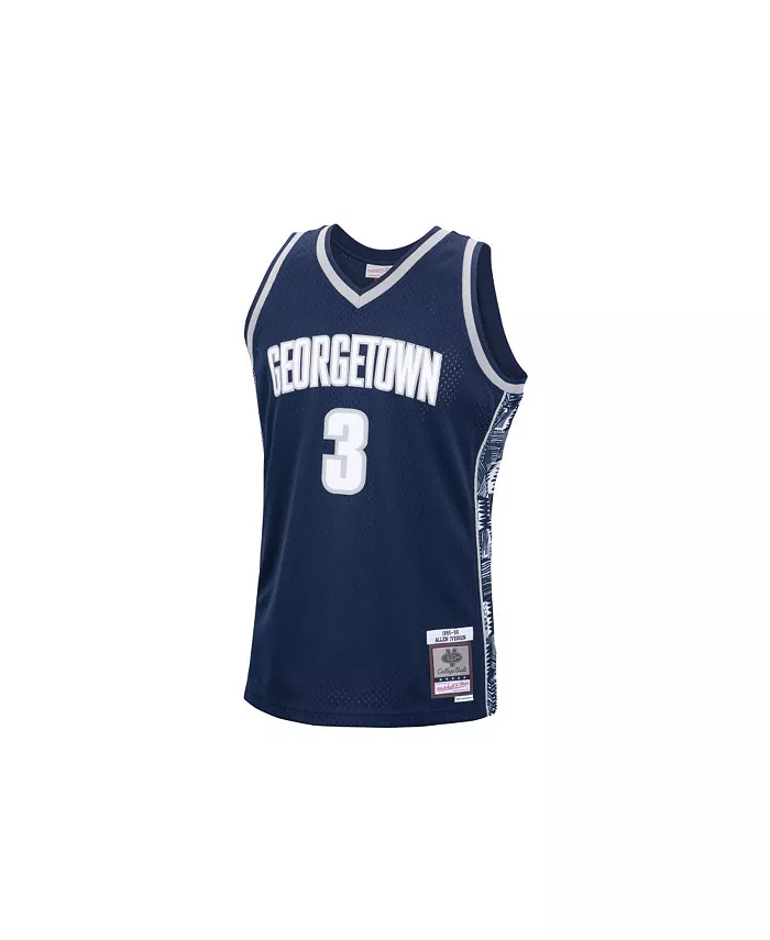 

Мужская футболка-реплика Allen Iverson Georgetown Hoyas 1995-96 Swingman Mitchell & Ness, синий