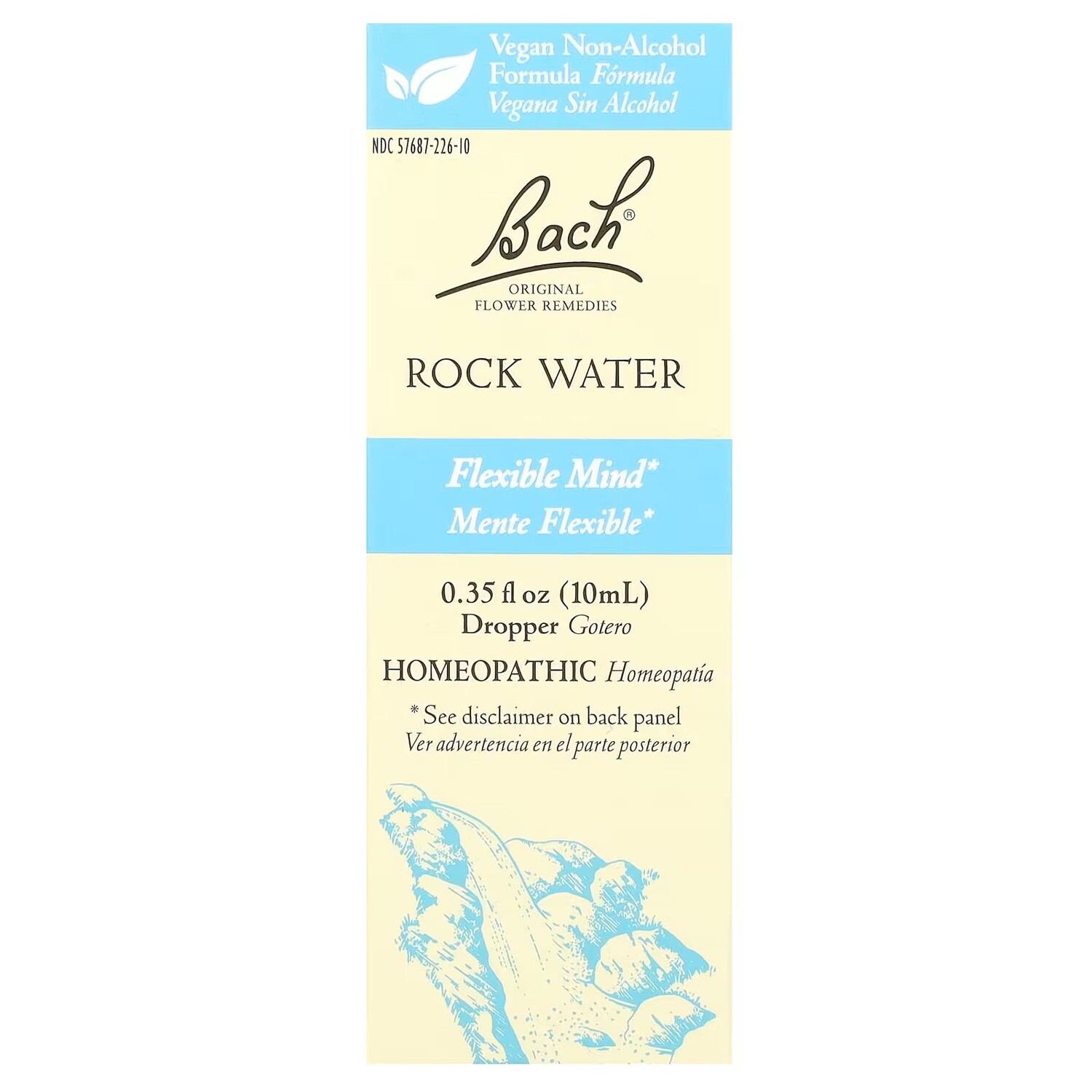 

Original Flower Remedies, каменная вода, 10 мл (0,35 жидк. унции) Bach
