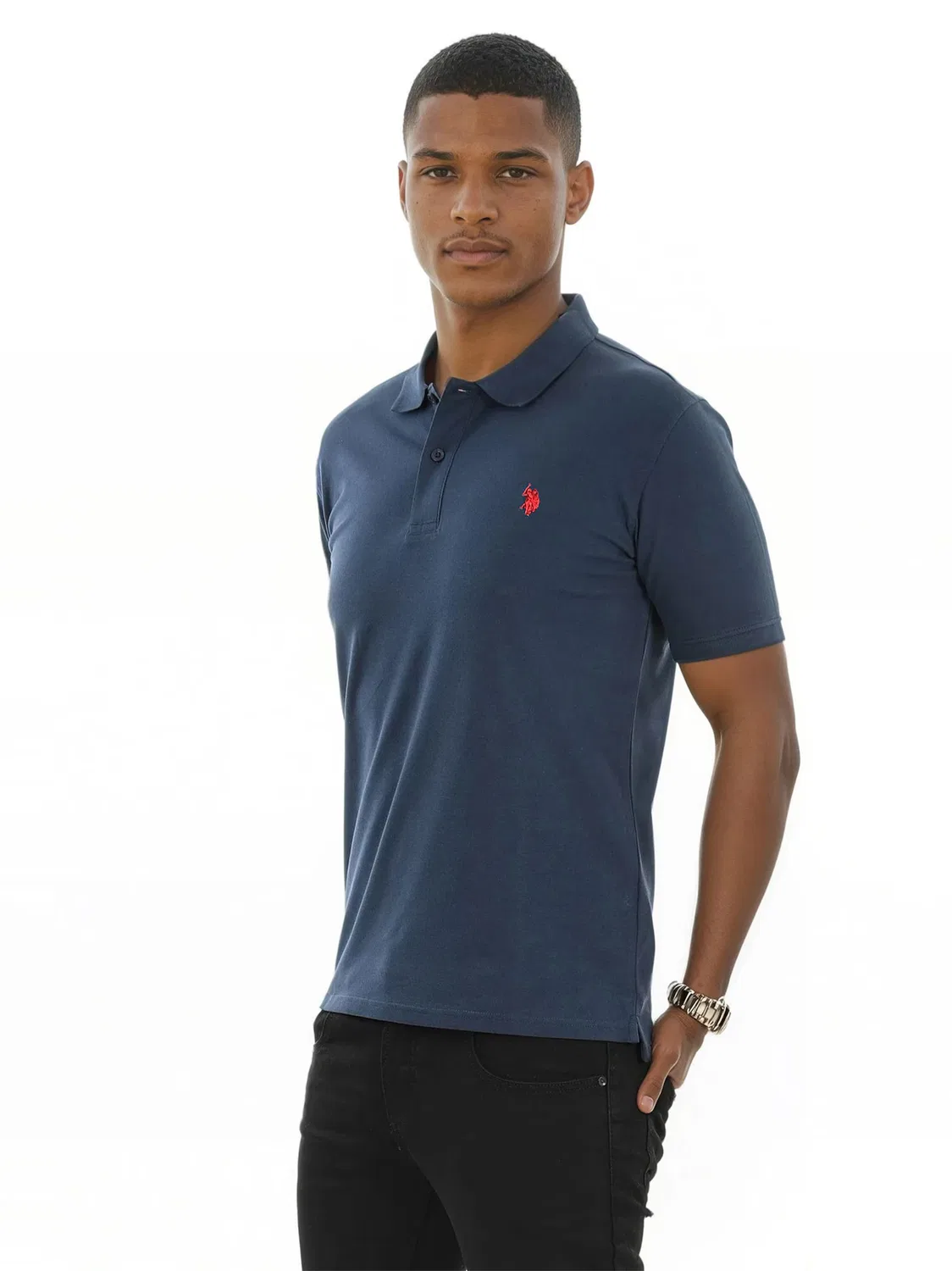 Рубашка U.S. Polo Assn., Navy — фото 4