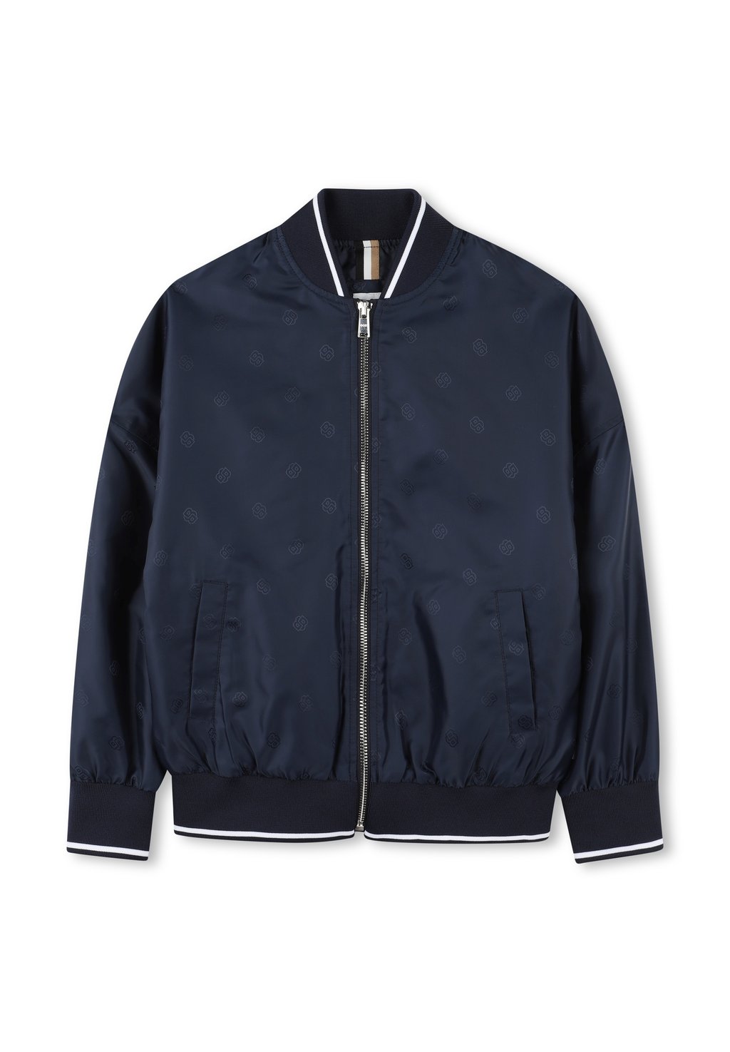 

Куртка-бомбер JACKET UNISEX BOSS Kidswear, темно-синий
