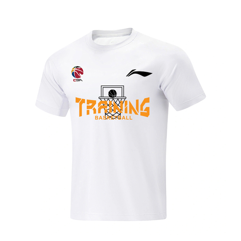 

LINING Футболка с коротким рукавом унисекс белая, Белый, LINING Футболка с коротким рукавом унисекс белая