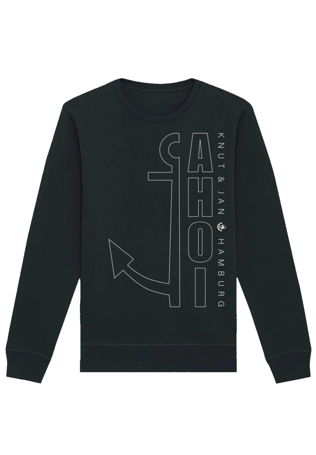 

Толстовка F4NT4STIC Unisex Ahoi Anker Knut & Jan Hamburg, черный