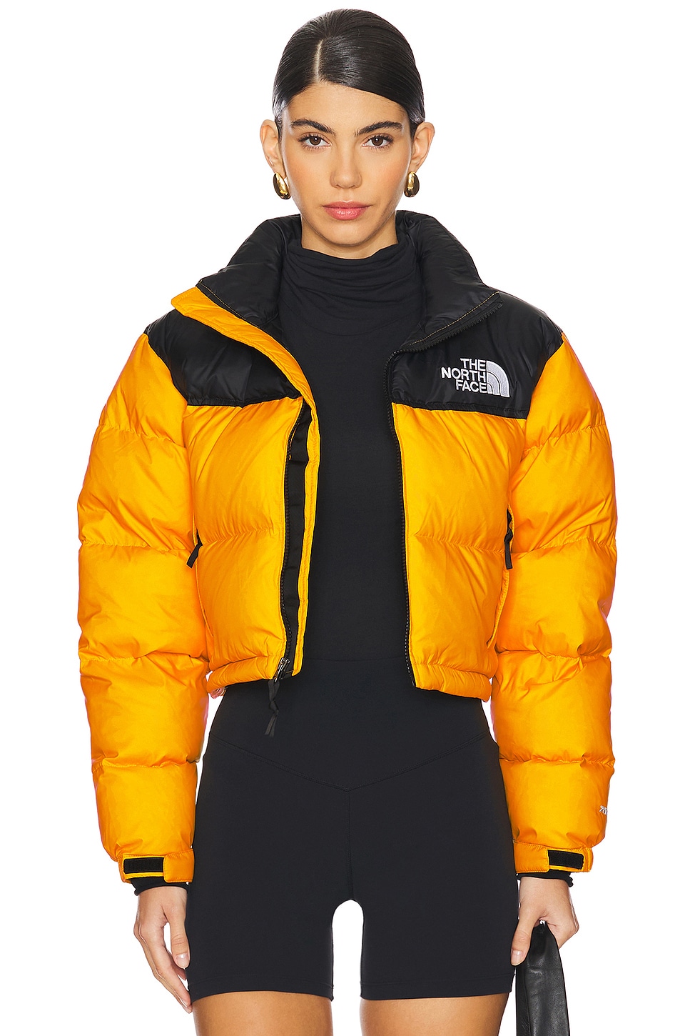 

Короткая куртка nuptse The North Face, золотой