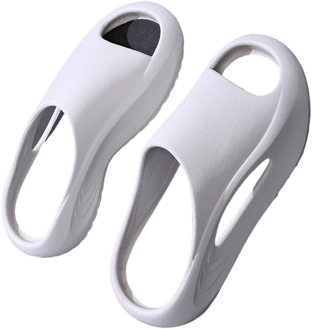 

Мужские домашние летние тапочки для пары, противоскользящие спортивные сандалии, мужские тапочки Hiaaxzbet, белый