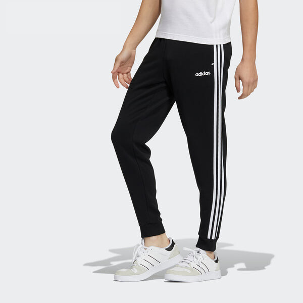 Спортивные штаны adidas neo M Ce 3sq2 Kn Tp Casual Sports Side Stripe Bundle Feet Long Pants Black, черный — фото 3