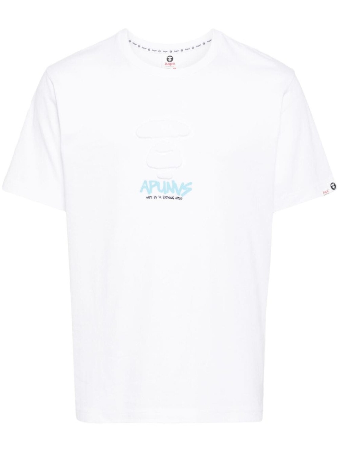 

AAPE BY *A BATHING APE футболка с логотипом, белый