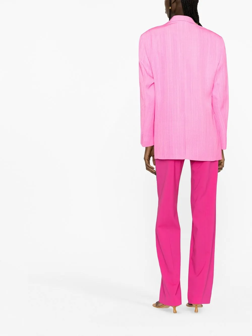 Однобортный пиджак La Veste D'Homme JACQUEMUS, розовый — фото 3