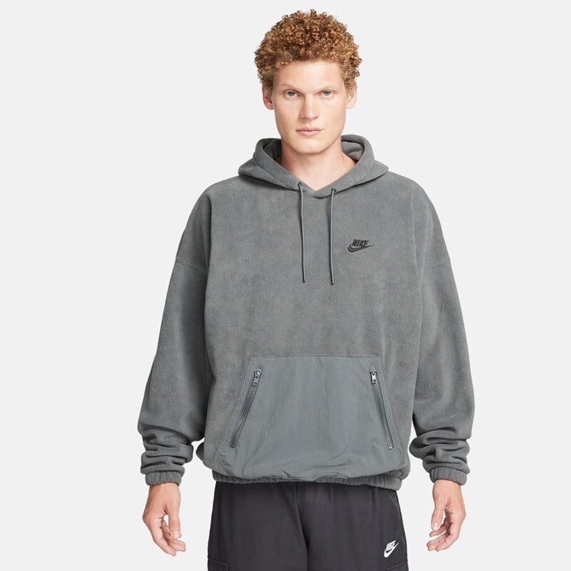

Мужская клубная флисовая толстовка Nike, серый