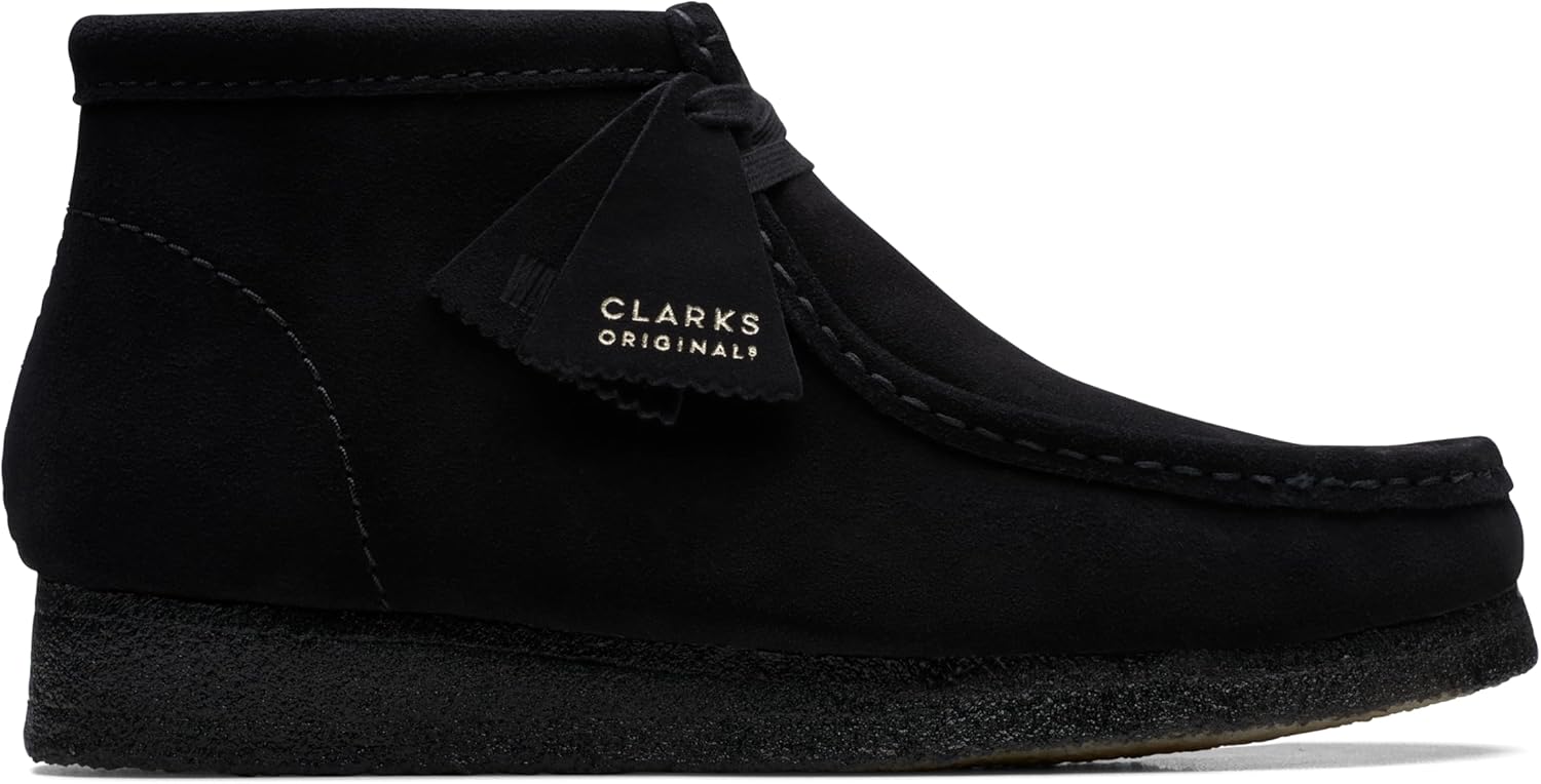 Мужские ботинки Clarks Wallabee Chukka, черный — фото 2
