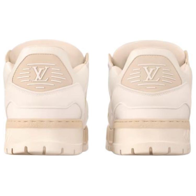 Тренерские скейтерские кеды Maxi Low-Top мужские белые LOUIS VUITTON — фото 4