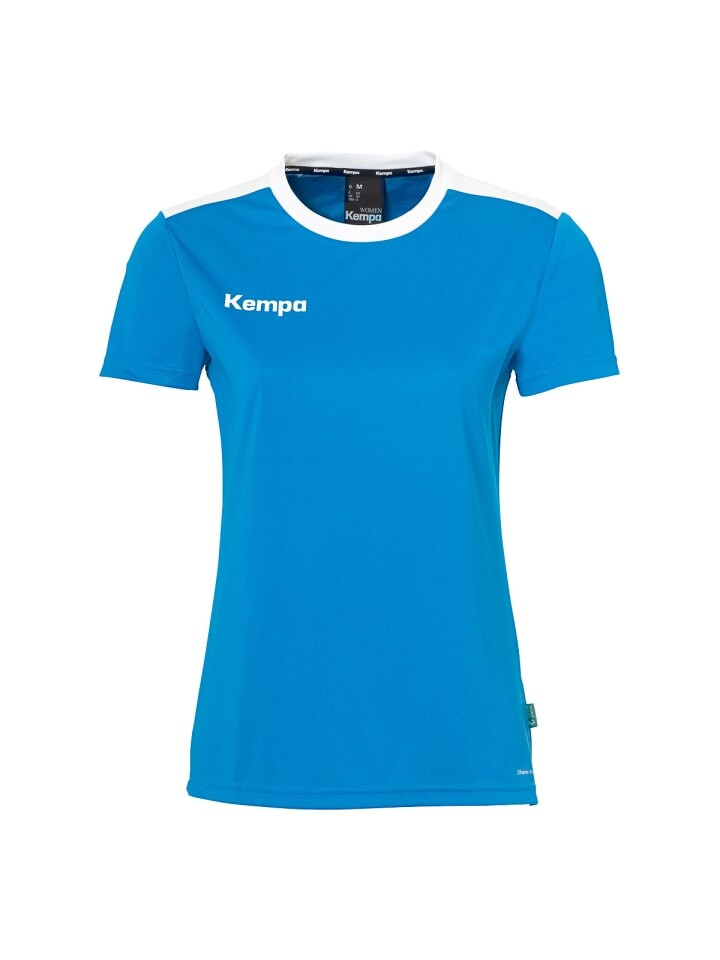 

Спортивная футболка Kempa Emotion 27 Women, цвет kempablau/weiß