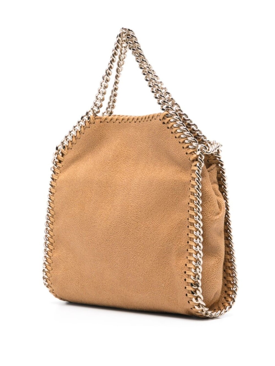 Миниатюрная сумка-тоут Stella McCartney Falabella, коричневый — фото 3