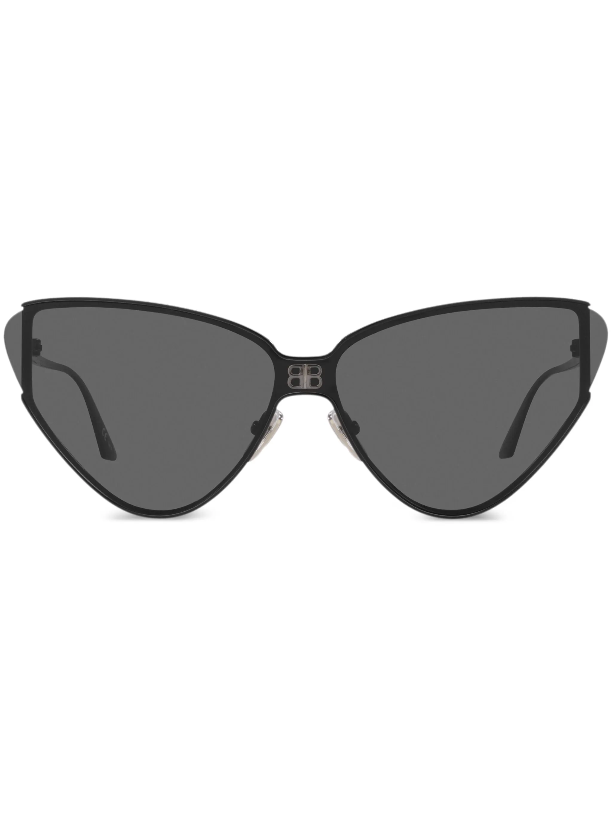 

Солнцезащитные очки Shield 2.0 в оправе кошачий глаз Balenciaga Eyewear, черный