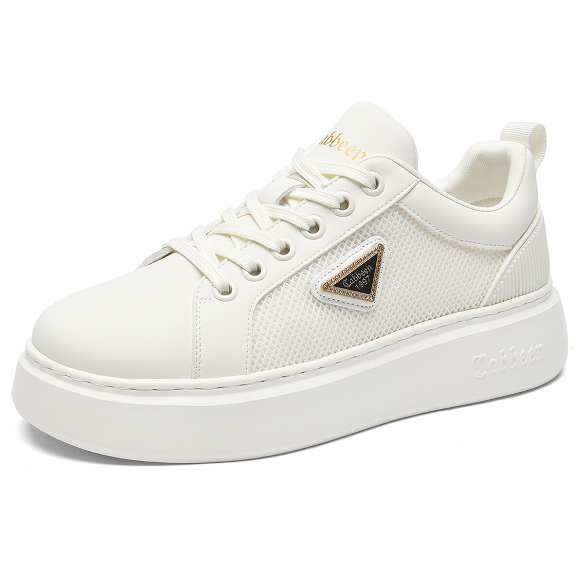 

Кеды Cabbeen Skateboard Shoes Men Low-Top, черный