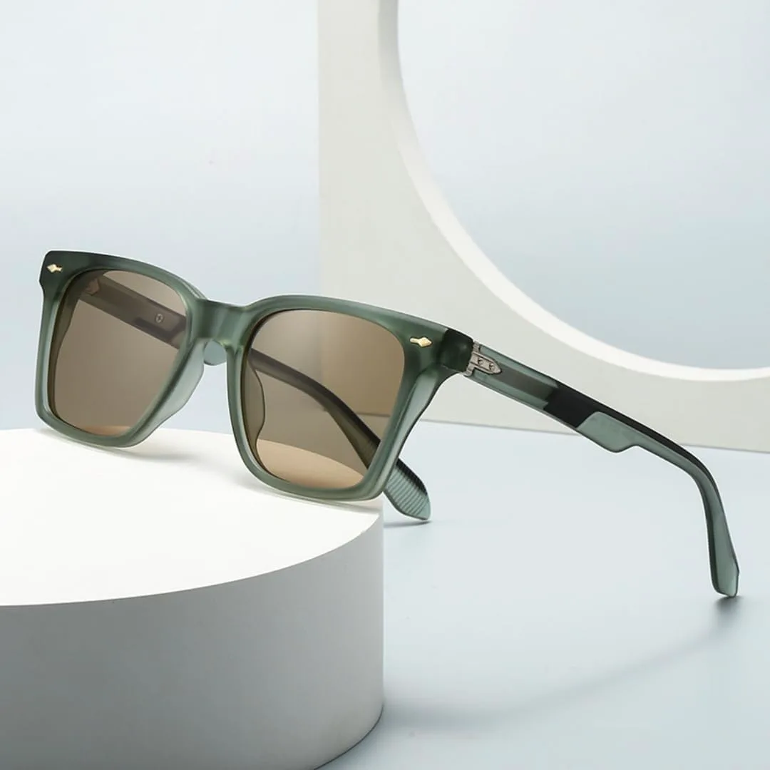 

Солнцезащитные очки для мужчин и женщин - защита UV400 - градиентный темно-черный цвет Rivets для занятий спортом на открытом воздухе и вождения DSVIGF, Tyj502-3